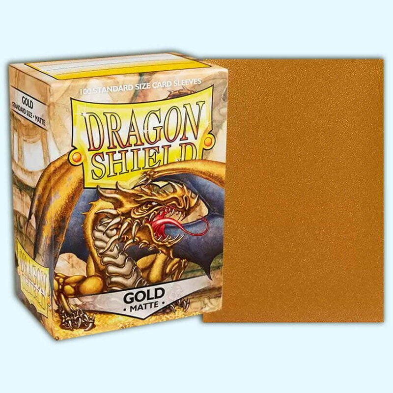 Dragon Shield - Gold Matte - Deck Protector - Sleeves 100