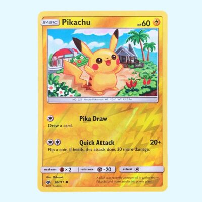 Pikachu « 30 - Crimson Invasion » - Reversed Holo