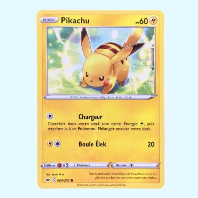 Pikachu « 65 - Sword & Shield » FR