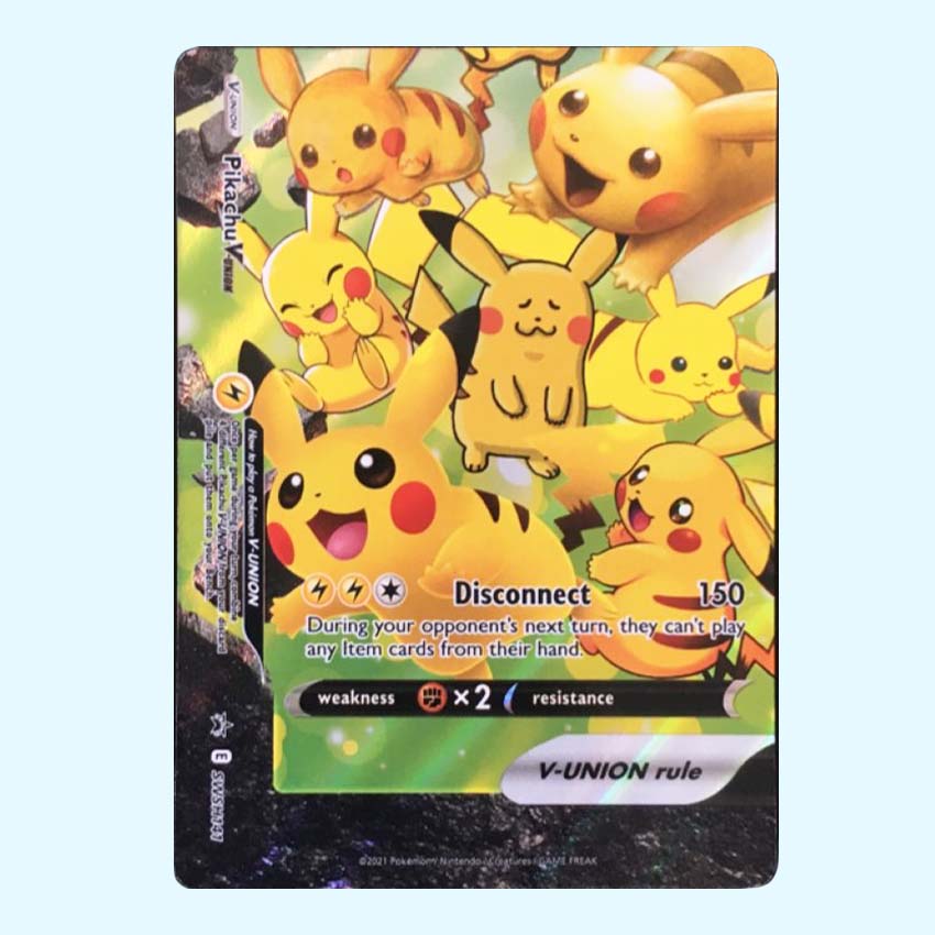 thumbnail image 2 of Pikachu V-Union Complete Set Of 4 Cards (SWSH139-142) - Pokemon Celebrations 2021, Near Mint 2 of 6