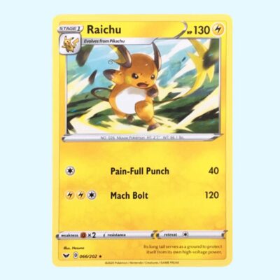 Raichu « 66 - Sword & Shield »