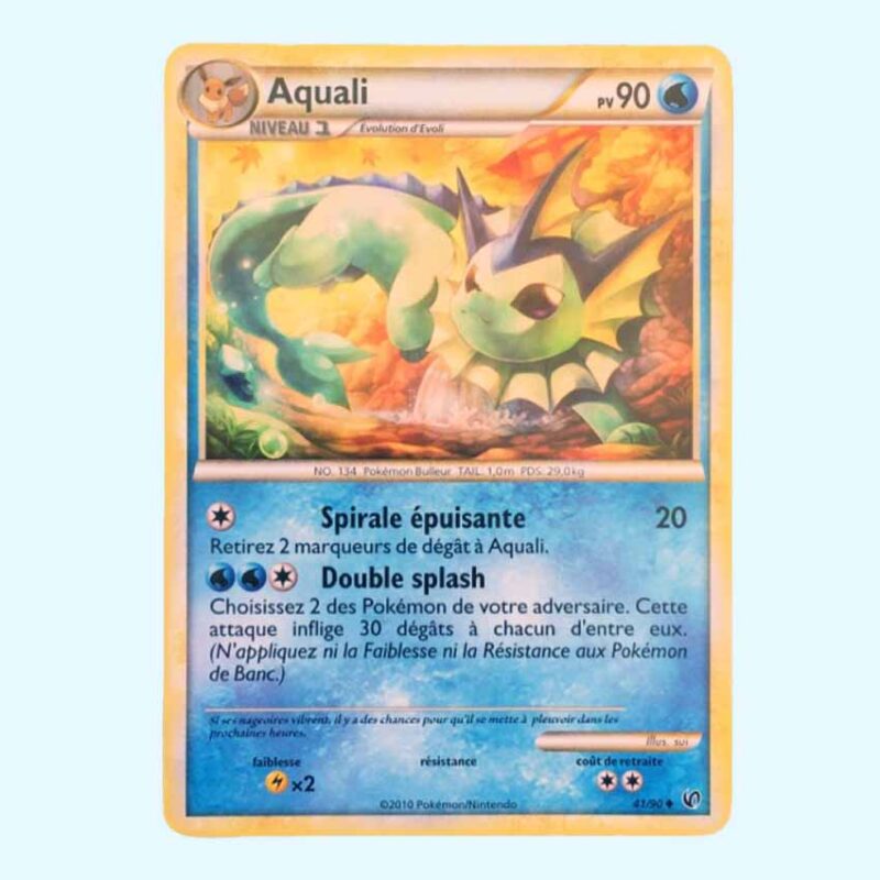 Aquali - Vaporeon 41 Undaunted - Indomptable FR