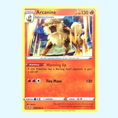 Arcanine 28 Rebel Clash