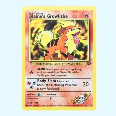 Blaine's Growlithe 62 Gym Challenge