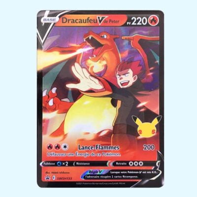 Dracaufeu V de Peter 133 SWSH Black Star Promos