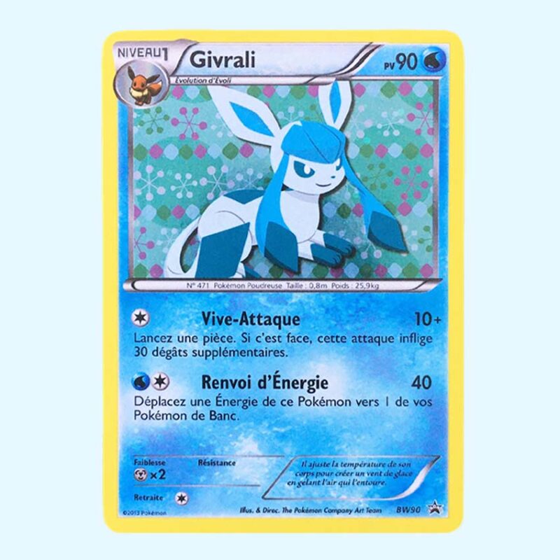 Givrali - Glaceon 90 BW Black Star Promos Holo