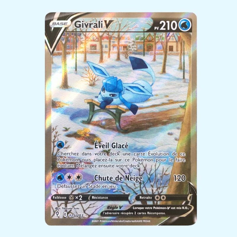 Givrali V - Glaceon V 175 Evolving-Skies - Évolution Céleste FR