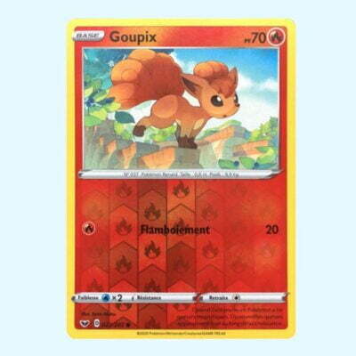 Goupix 22 Epee et Bouclier Reverse Holo