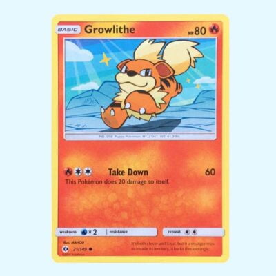 Growlithe 21 Sun Moon