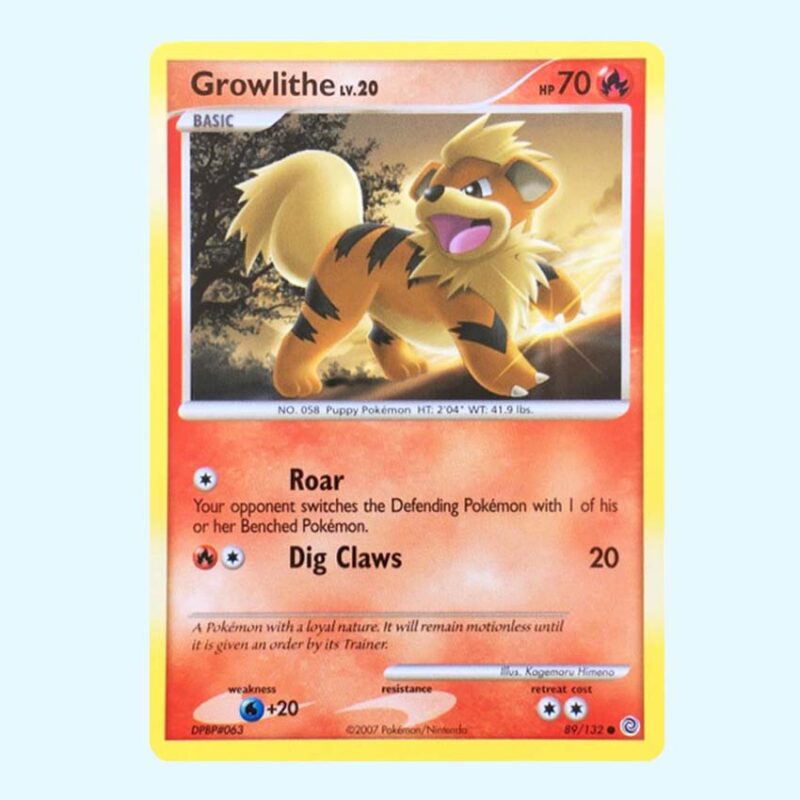 Growlithe Lv.20 89 Secret Wonders