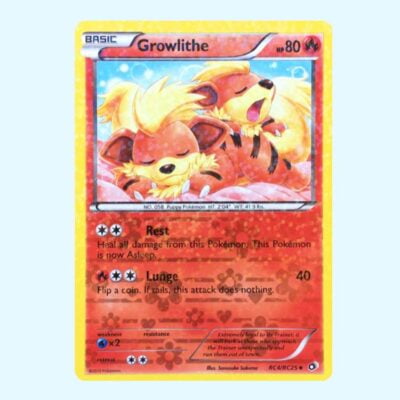 Growlithe RC 4 Legendary Treasures Holo