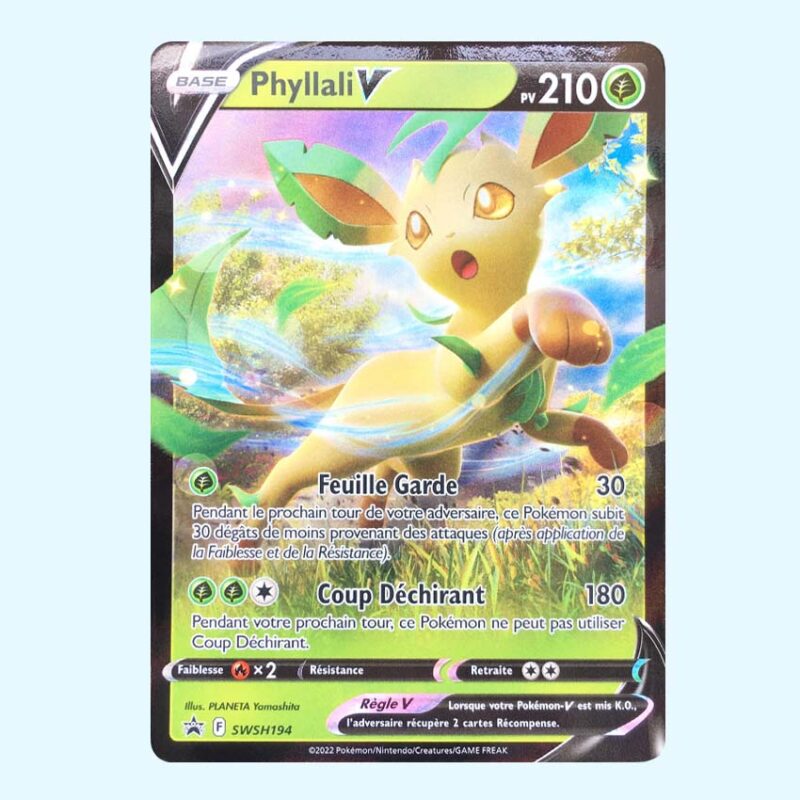 Phyllali V - Leafeon V 194 SWSH Black Star Promos FR