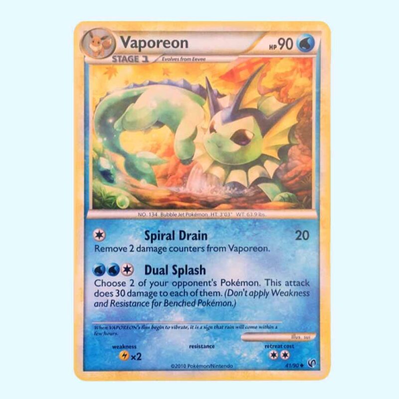 Aquali - Vaporeon 41 Undaunted - Indomptable