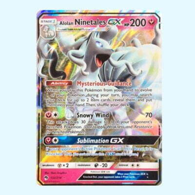 Feunard d'Alola GX - Alolan Ninetales GX 132 Lost Thunder - Tonnerre Perdu