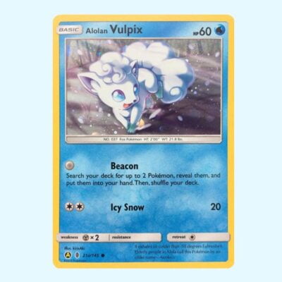 Alolan Vulpix 21a Guardians Rising Holo