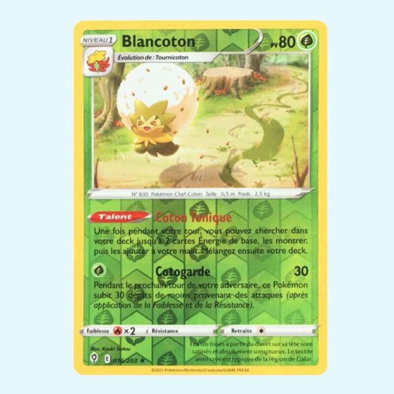 Blancoton 16 Evolution Celeste Reverse Holo