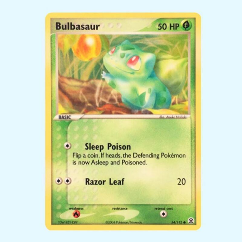 Bulbasaur 54 EX FireRed LeafGreen