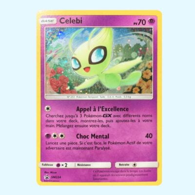 Celebi 224 SM Black Star Promos Holo FR