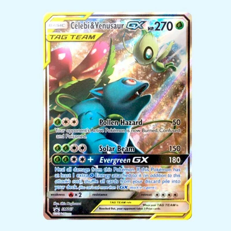 Celebi Venusaur GX 167 SM Black Star Promos