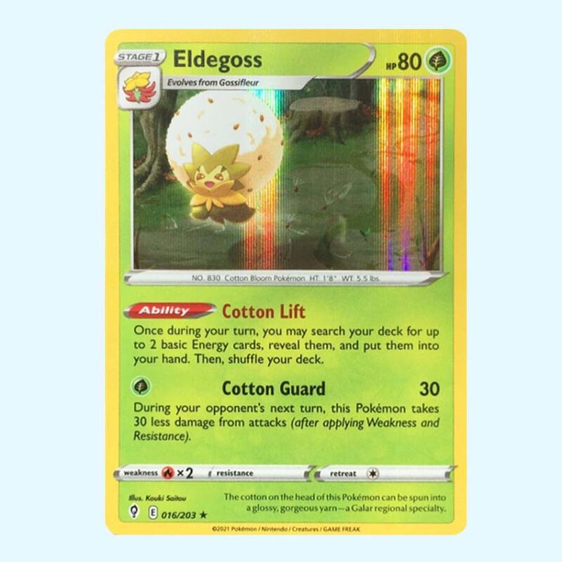 Eldegoss 16 Evolving Skies Holo