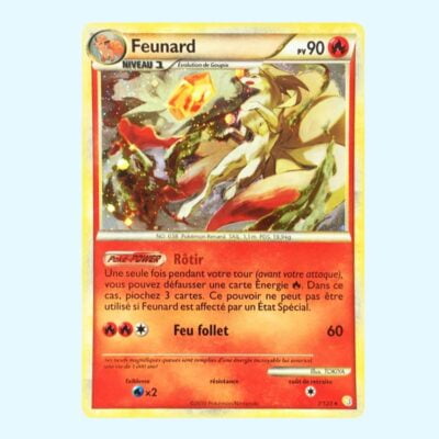 Feunard - Ninetales 7 Or HeartGold & Argent SoulSilver Holo FR