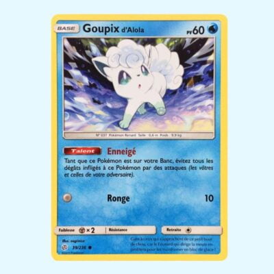 Goupix d'Alola 39 Eclipse Cosmique
