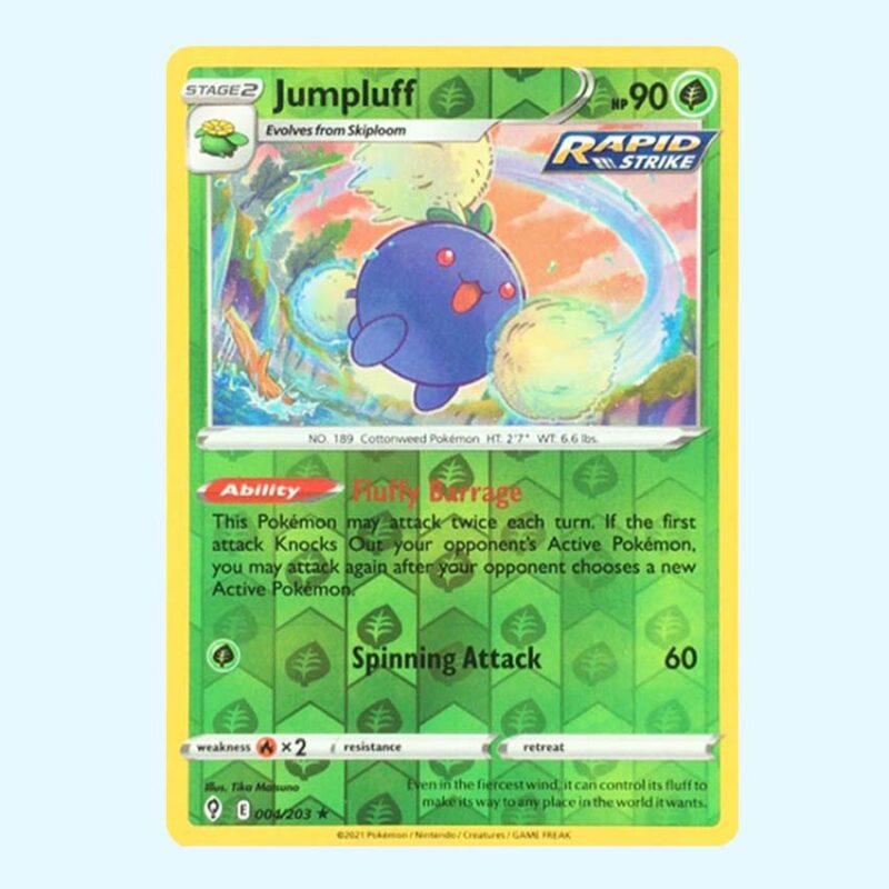 Jumpluff 4 Evolving Skies Reverse Holo