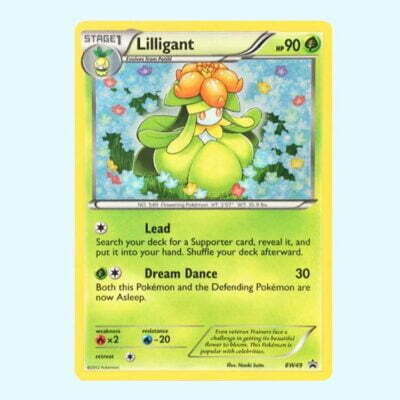 Lilligant 49 BW Black Star Promos Holo