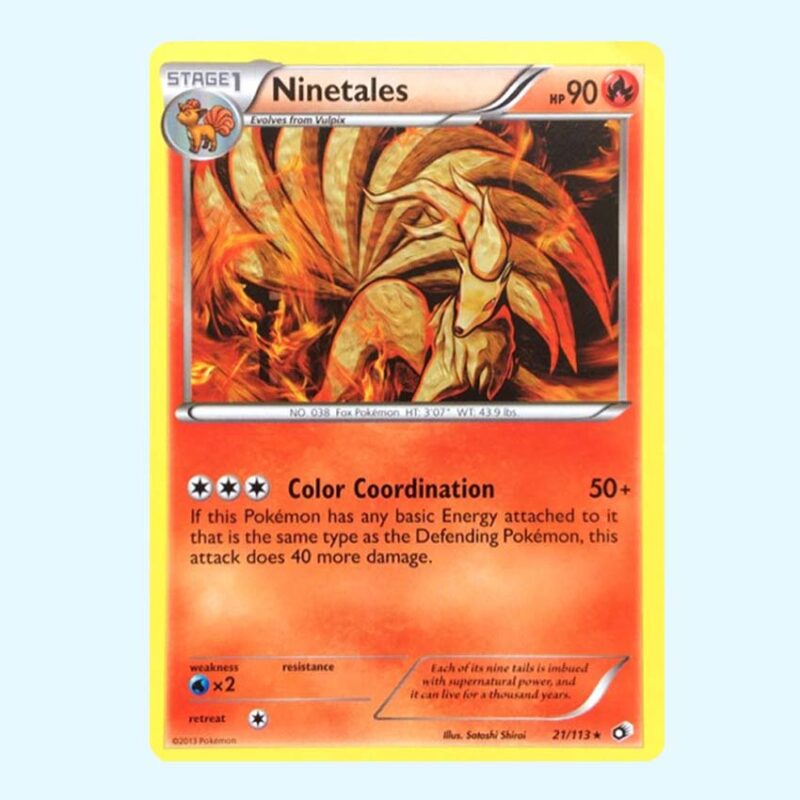 Ninetales 21 Legendary Treasures