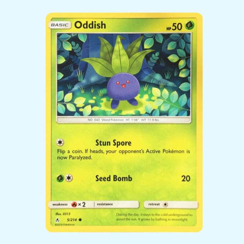 Oddish 5 Unbroken Bonds