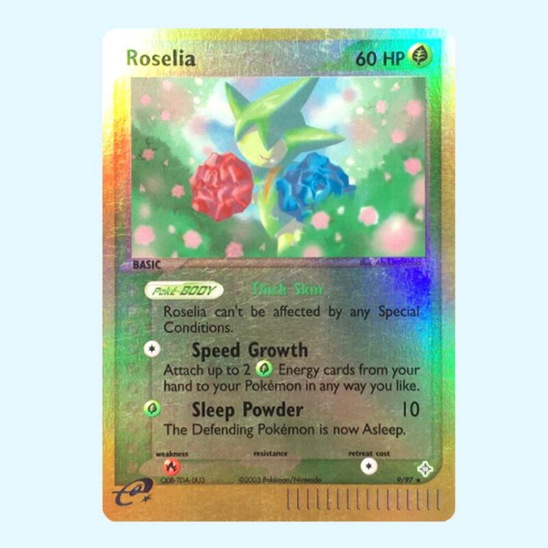 Roselia 9 EX Dragon Reverse Holo