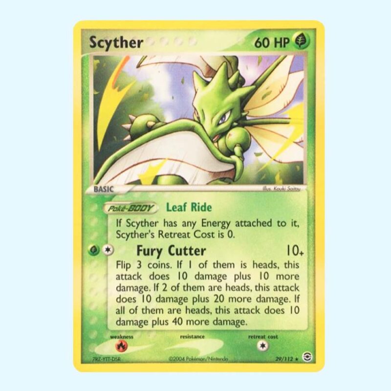 Scyther 29 EX FireRed LeafGreen