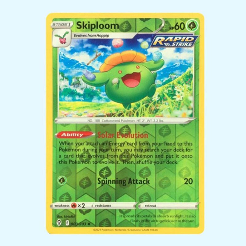 Skiploom 3 Evolving Skies Reverse Holo