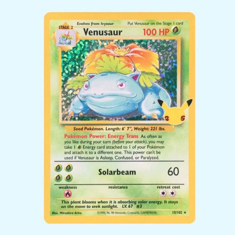 Venusaur 15 Celebrations