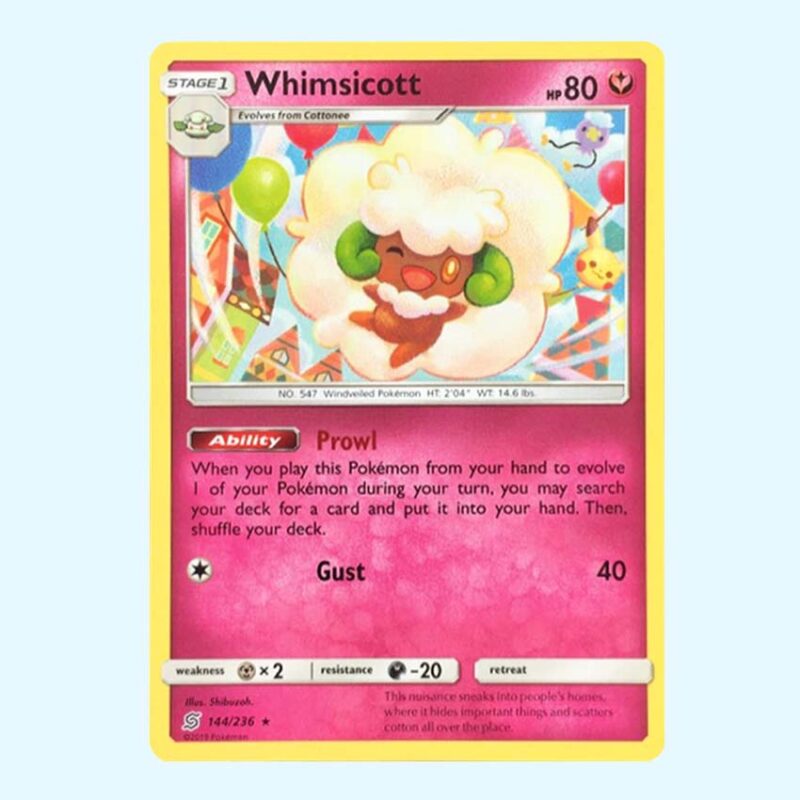 Whimsicott 144 Unified Minds