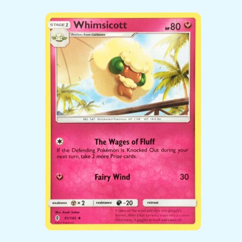 Whimsicott 91 Guardians Rising