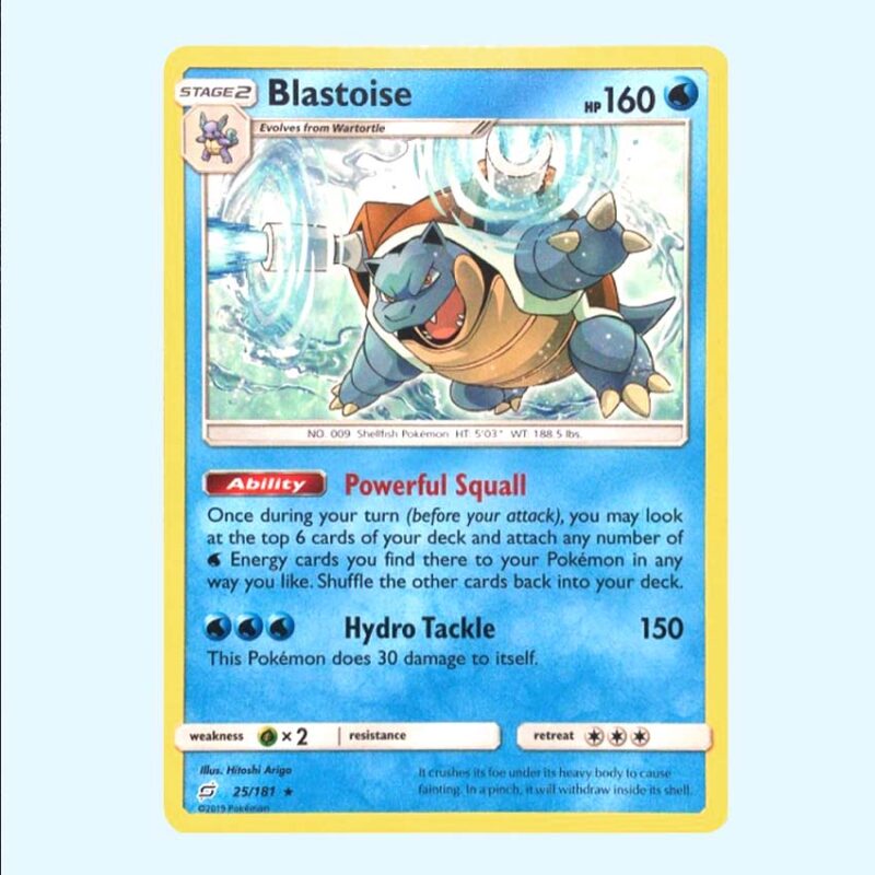 Blastoise 25 Team Up