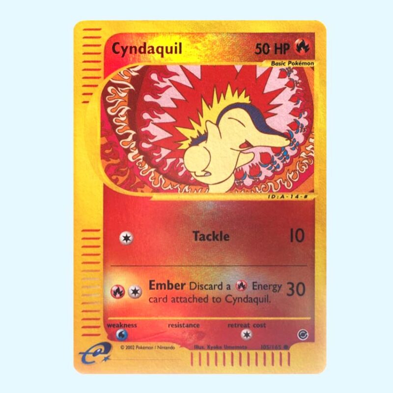 Cyndaquil 105 Expedition Reverse Holo
