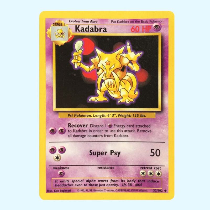 Kadabra 32 Base Set