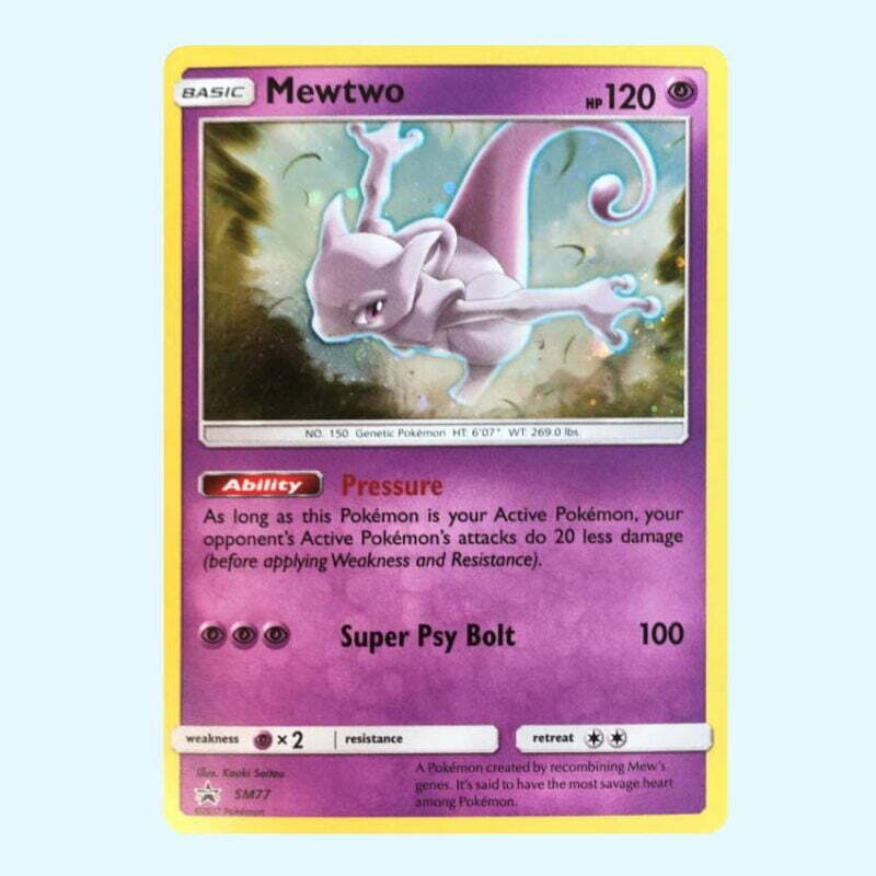 Mewtwo SM 77 SM Black Star Promos Holo EN