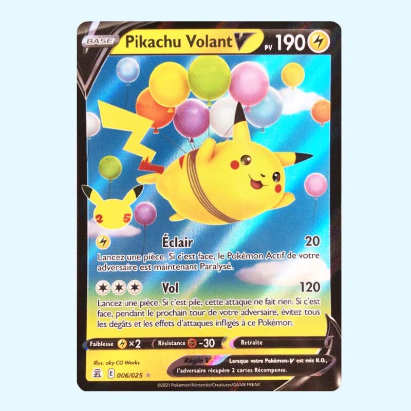 Pikachu Volant V 6 Celebrations