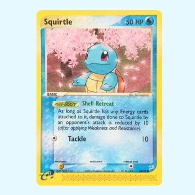 Squirtle 46 EX Team Magma vs Team Aqua