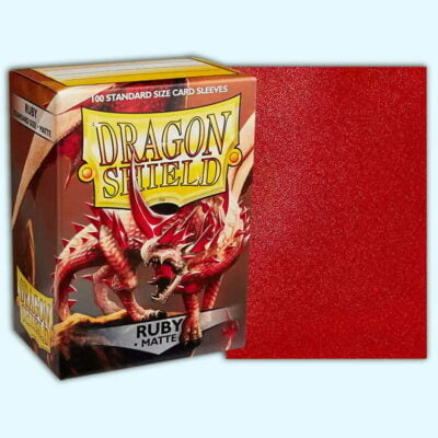 Dragon Shield - Ruby Matte - Deck Protector - Sleeves 100