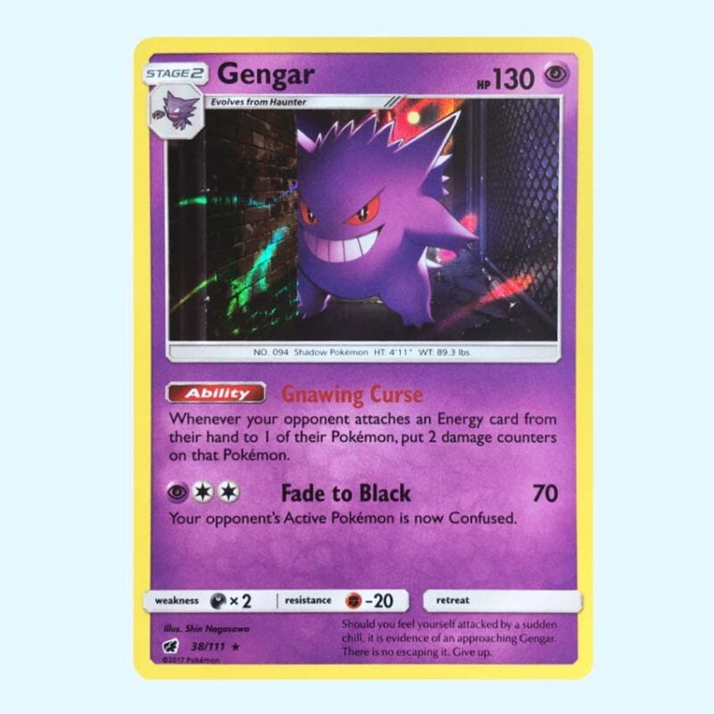 Gengar 38 Crimson Invasion Holo