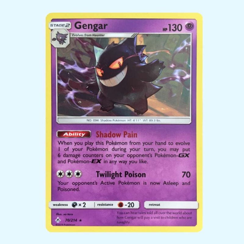 Gengar 70 Unbroken Bonds