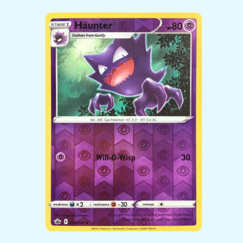 Haunter 056 Chilling Reign Reverse Holo