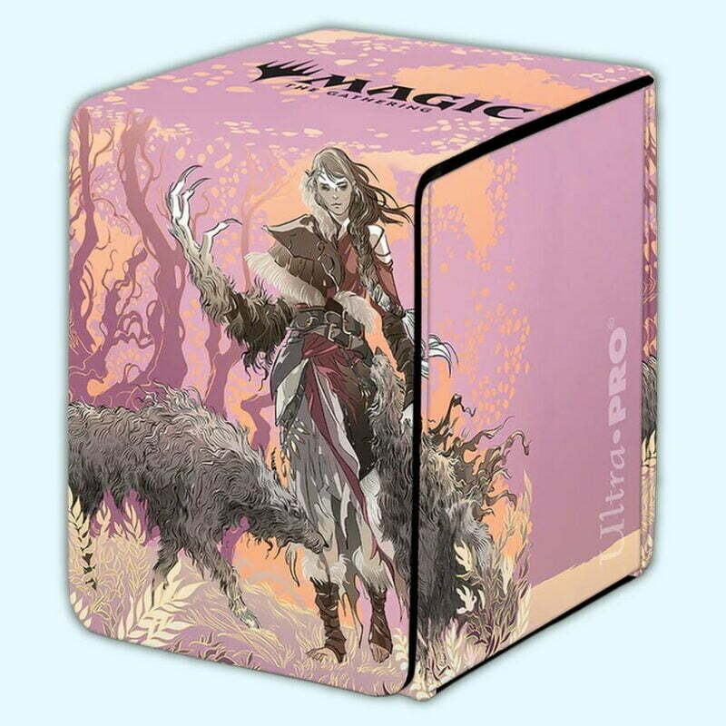 Arlinn the Pack's Hope - Flip Box Alcove cuir - Mtg - Innistrad Midnight Hunt - Magic The Gathering - Ultra Pro - Deluxe