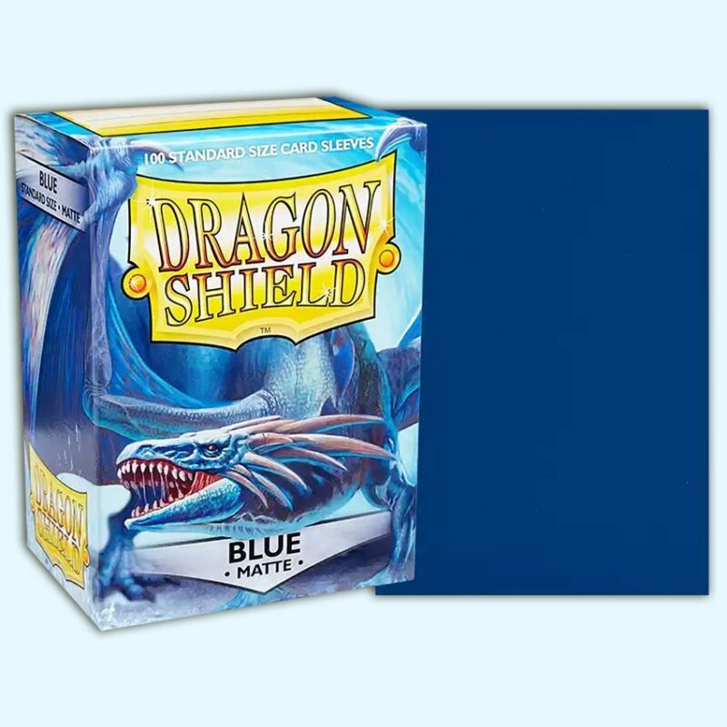 Dragon Shield - Blue Matte - Deck Protector - Sleeves 100