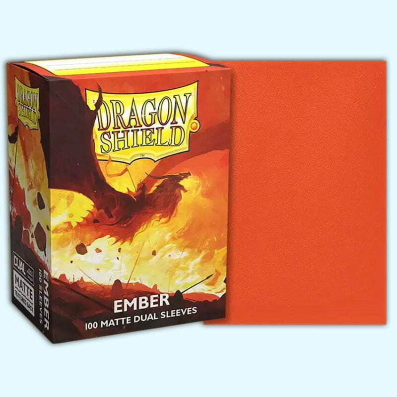 Dragon Shield - Ember Matte - Deck Protector - Sleeves 100