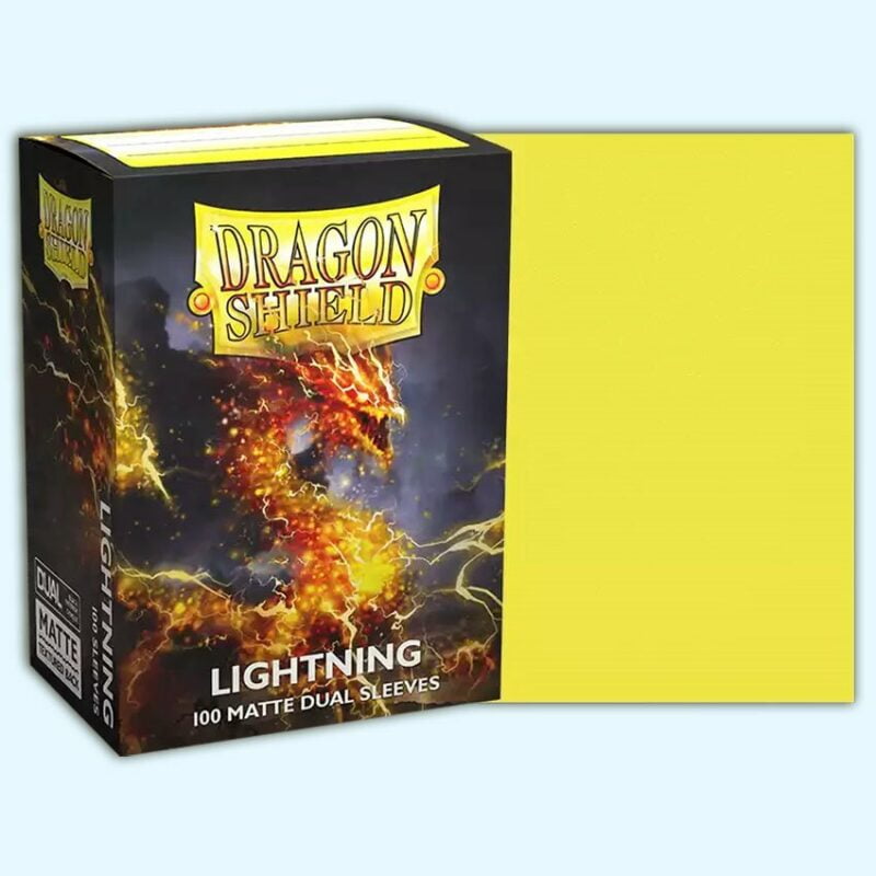 Dragon Shield - Lightning Matte - Deck Protector - Sleeves 100